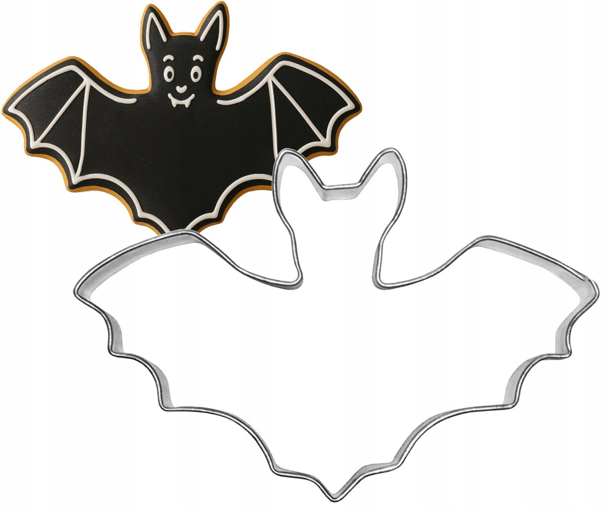Vleermuis Koekjesvorm 8 cm - Halloween Bakvorm