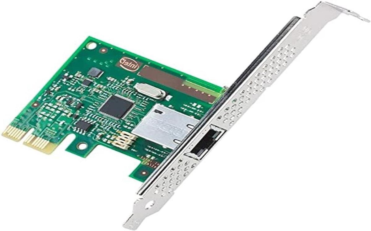 Netwerk Adapter - Ethernet Kaart - Server Connectiviteit - Duurzaam Ontwerp - 14 x 16 x 3 cm - Zwart