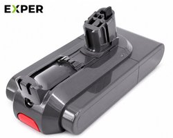 EXPER - Accu geschikt voor Dyson V11, Outsize en V15 - 'Click Type' (Li-ion/6000mAh/25.2V)