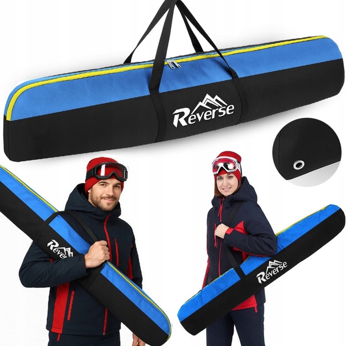REVERSE Skitas 160cm - Praktisch & Duurzaam voor Ski's en Stokken