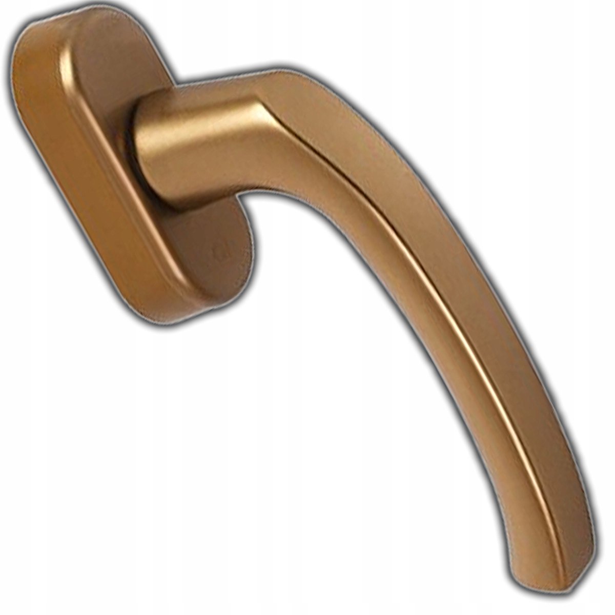 Hoppe Raamklink Flensburg Sec - Oud Goud Aluminium