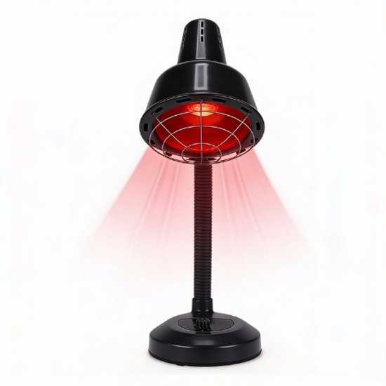 Luxyor - Redlight 120 - Infraroodlamp 275W - Zwart - Infraroodtherapie - Roodlichtlamp - Rood Licht Therapie - Warmtelamp