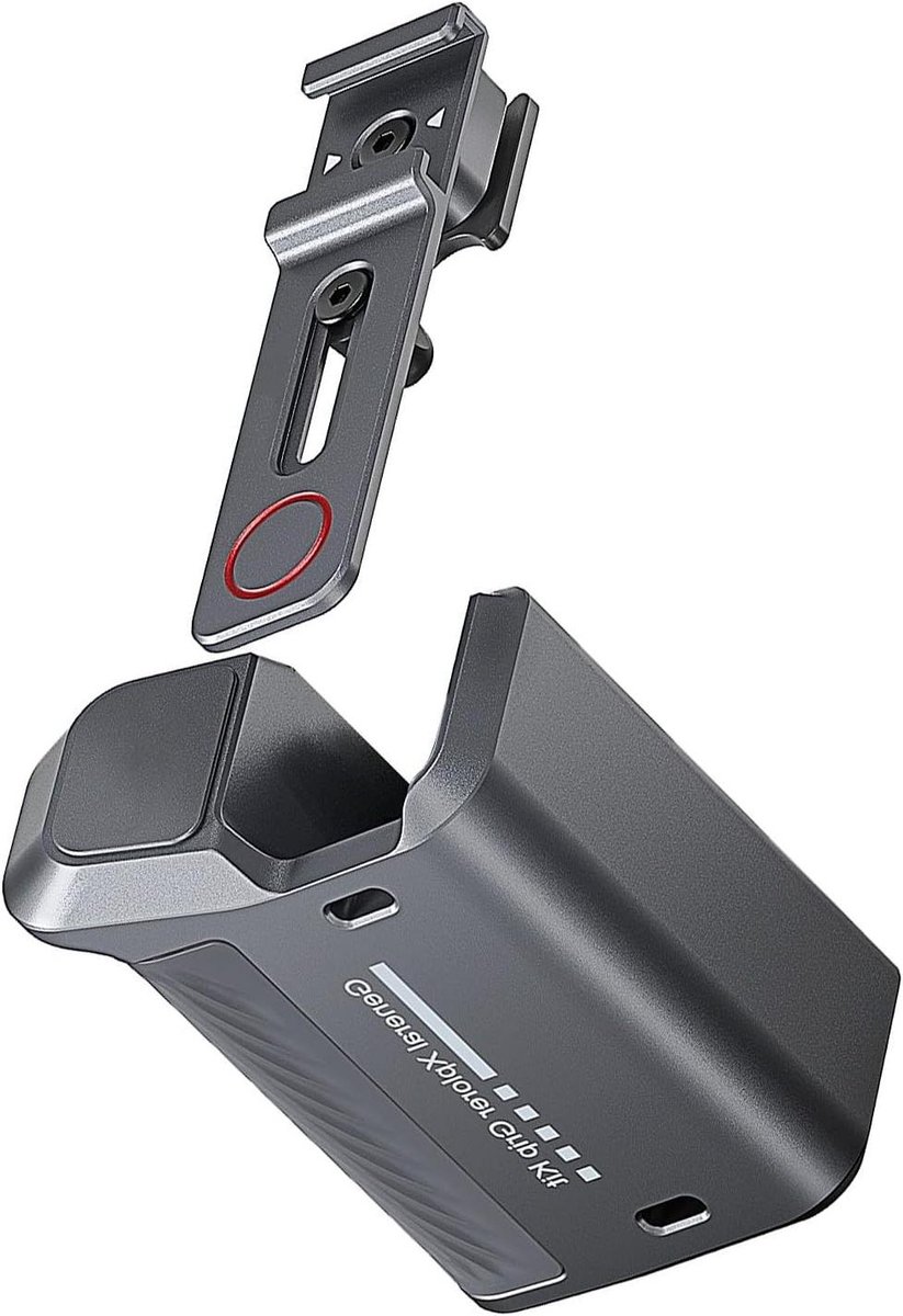 Camera Handvat - Actie Camera Grip - Dynamische Shots - Modulair Ontwerp - Aluminium - Donkergrijs
