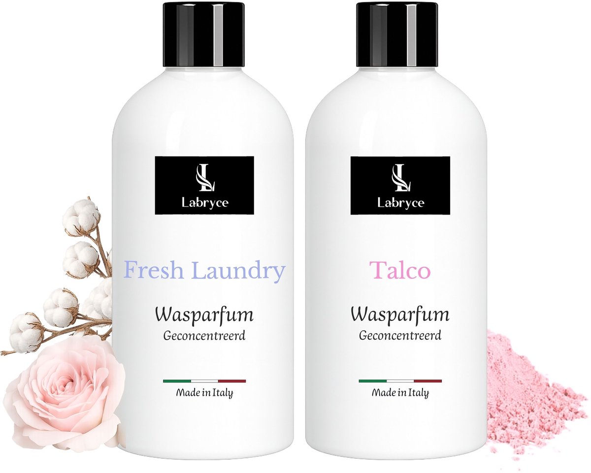 Labryce Wasparfum - Fresh Laundry & Talco - 2 x 250 ml - Duo Pakket