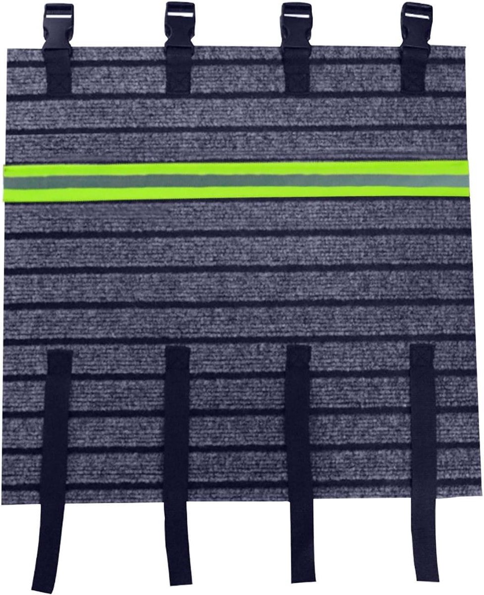Traptapijt Stabilisatieblokken - Ladderbeschermer accessoires - Camper Reizen - Weerbestendig Verstelbaar - Diverse Voertuigen - Fluorescerend Groen