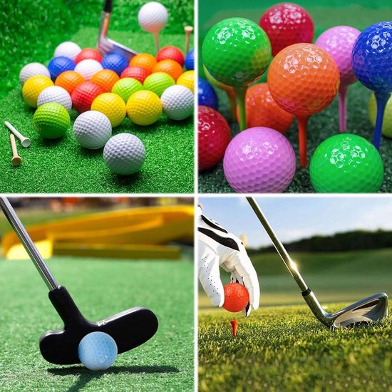 Golf Ballen Set - Oefen Ballen - Golf Training - Duurzaam & Elastisch - 8 Stuks - Multicolor van GOLF — afbeelding 4