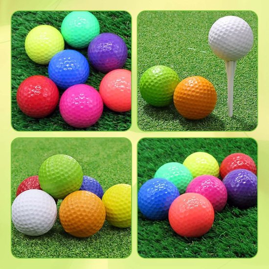 Golf Ballen Set - Oefen Ballen - Golf Training - Duurzaam & Elastisch - 8 Stuks - Multicolor van GOLF — afbeelding 5