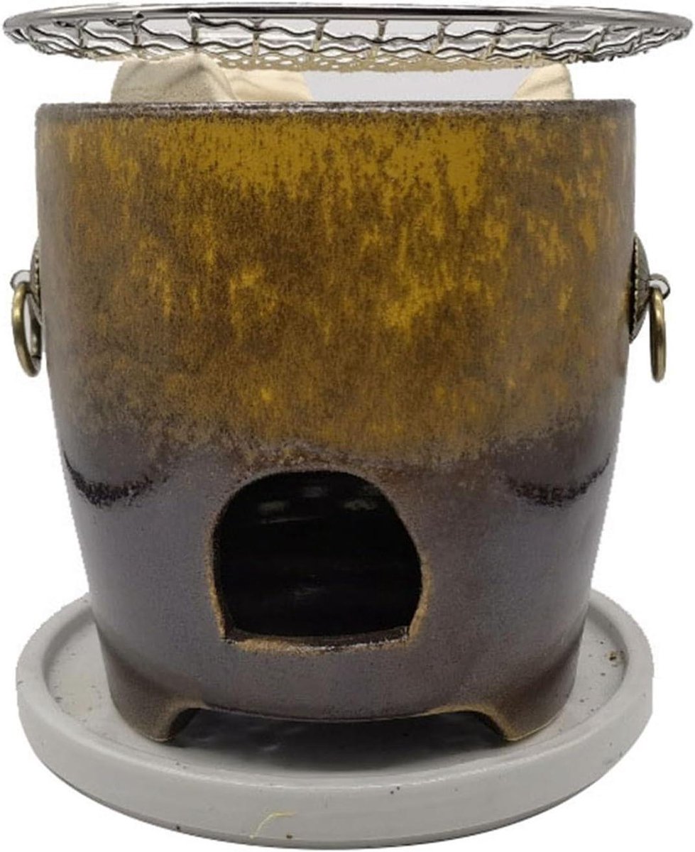 Keramische BBQ - Buitenoven Tuin - Buiten Koken - Antiek Vakmanschap - 16 x 17 cm - N.v.t.