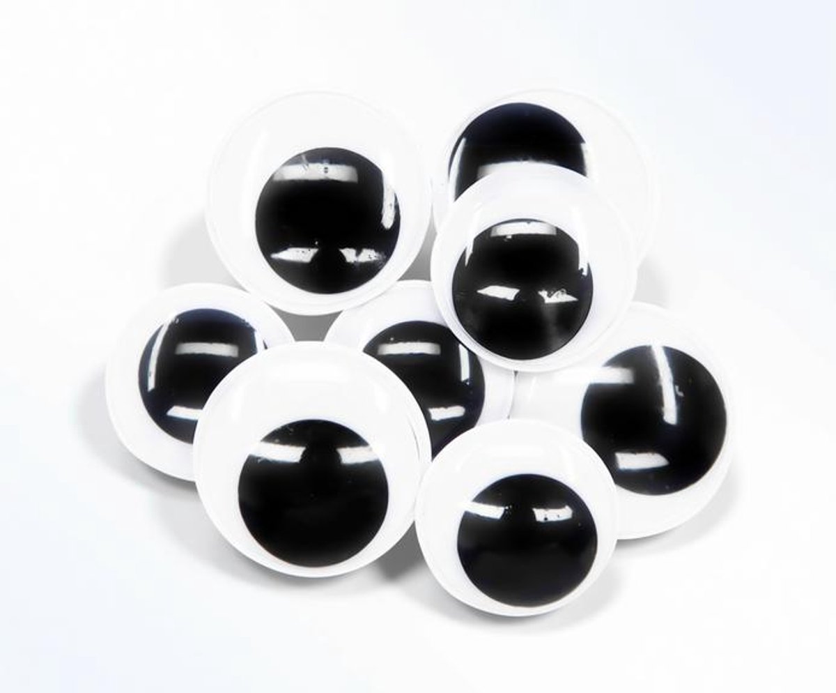Maison Elara - Zelfklevende Wobbly Ogen - Creatieve Knutselogen - 40mm en 50mm - Perfect voor DIY en Scrapbooking - Voor Kinderen en Volwassenen