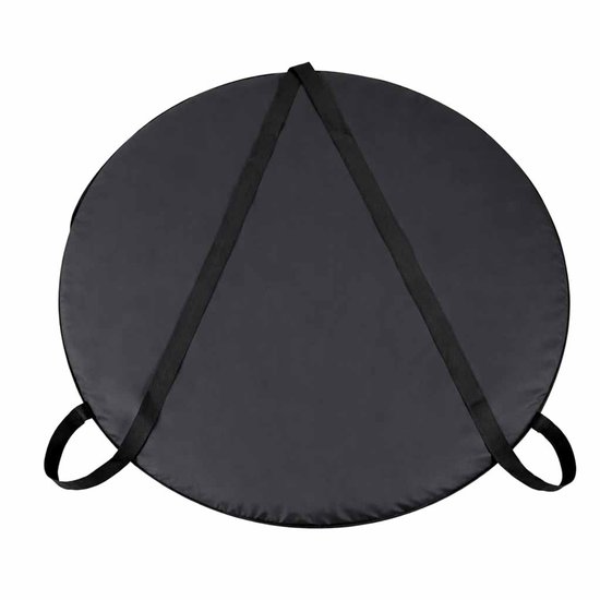 Douchetent Pop Up - 115 x 115 x 190 cm - Omkleedtent en Toilettent voor Camping Strand en Festival - Polyester - Zwart — afbeelding 2