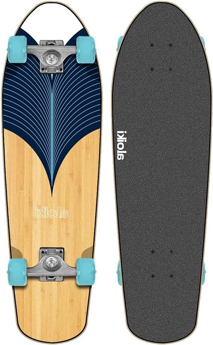 Cruiser Skateboard Longboard Stadstochten Maken Duurzaam Materiaal 787 cm Veelkleurig