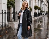Regenjas Zwart Maat L Unisex Lichtgewicht Waterdicht Opvouwbaar
