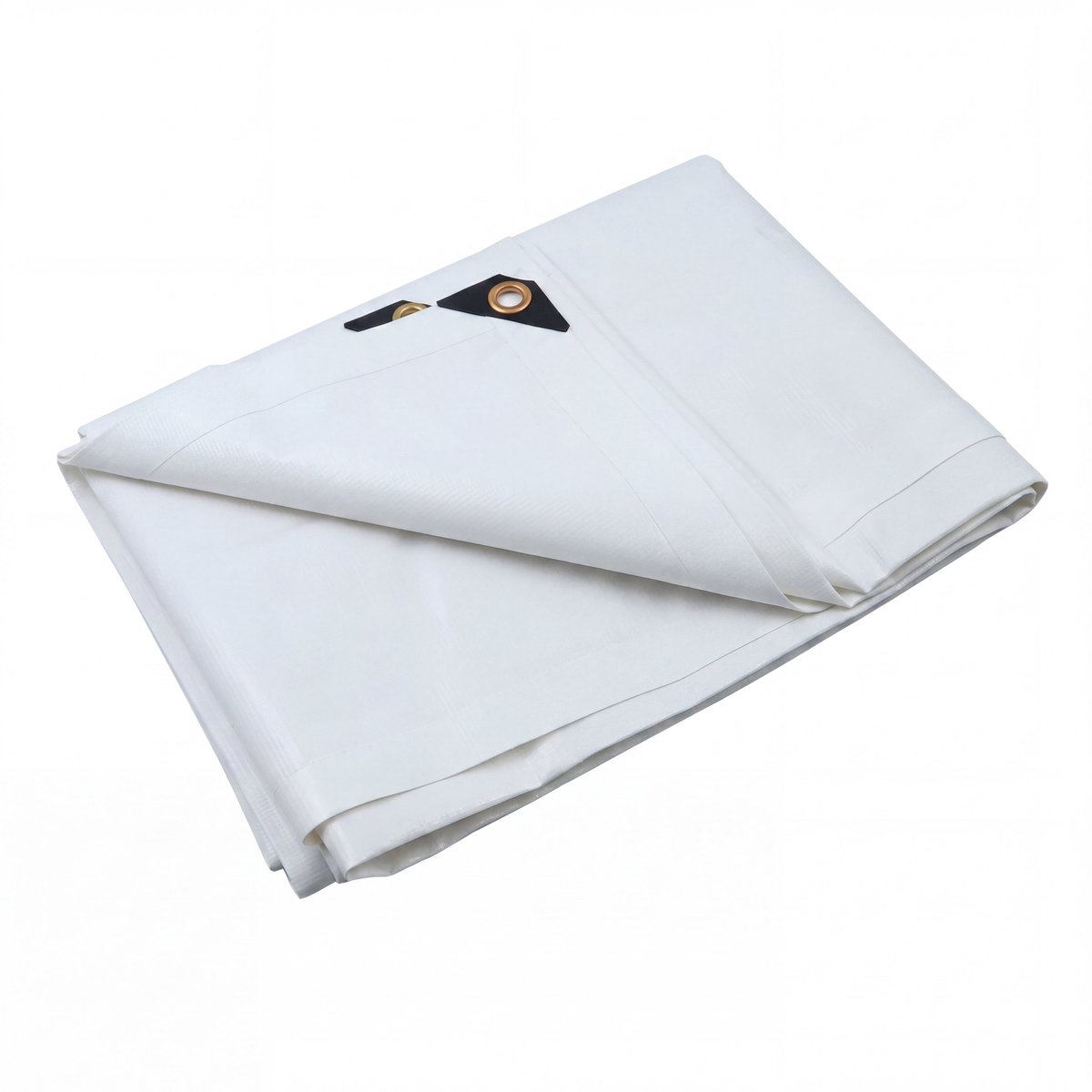 400g/m2 PVC Afdekzeil | Grondzeil | Bouwzeil | Wit | Afmeting: 4.00m x 4.00m