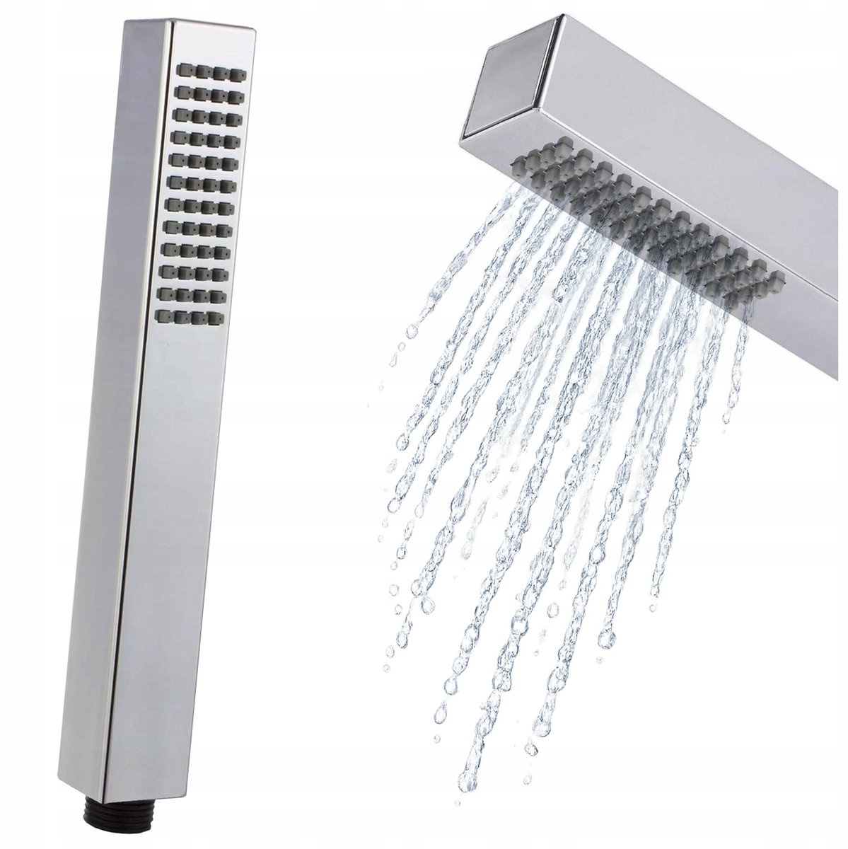 Kwadraat Douchekop Chroom EKO Waterbesparend Anti-kalk