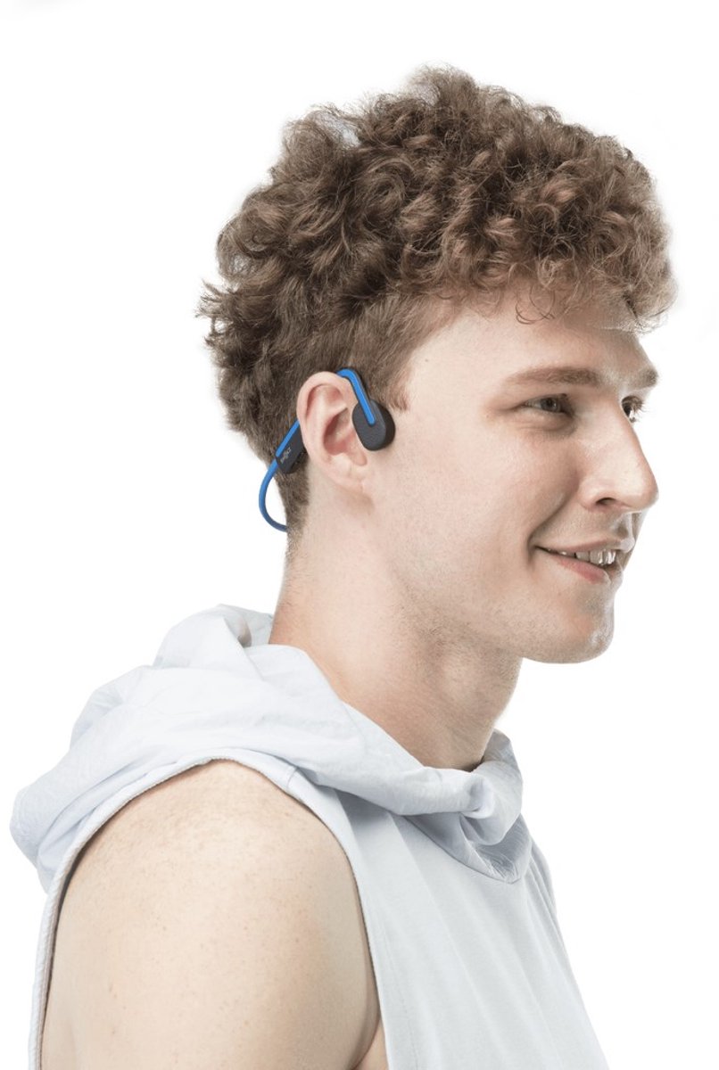 Shokz OpenMove - Bone Conduction - Sporthoofdtelefoon - Blauw thumbnail 5