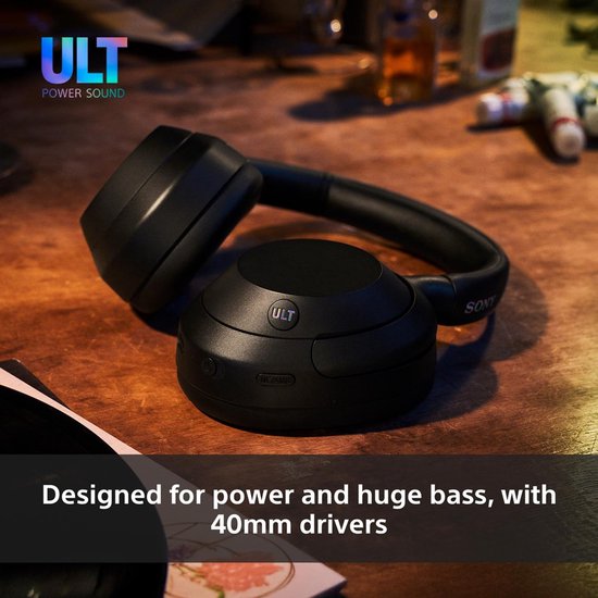 Sony ULT Wear - Draadloze Noise Cancelling koptelefoon met ULT Power Sound - Zwart