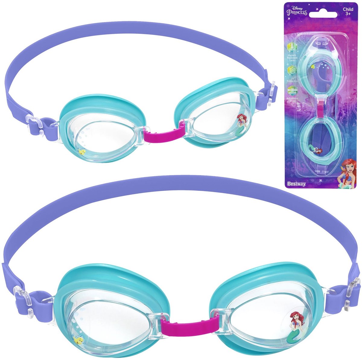 Bestway Arielka Serie - Zwembril - Kinderen - UV-bestendig - Hypoallergeen