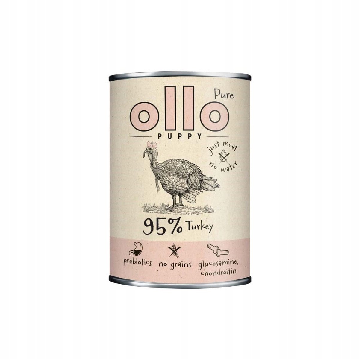 Ollo Puppy Pure Serie - Hondenvoer - Indyk - 6 x 850g - Monoproteïne