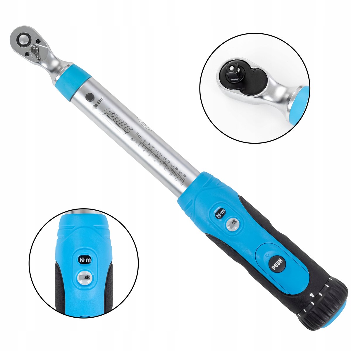 Momentsleutel 1/4" 5-25Nm CrV - Precisie voor Vakmensen