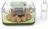 LayZyEgg® Smart 12 Broedmachine Volautomatisch – Incubator voor 12 Eieren – Automatisch Keren – Instelbare Luchtvochtigheid – Digitaal Display – Voor Kippen-, Kwartel-, Eenden- en Duiveneieren