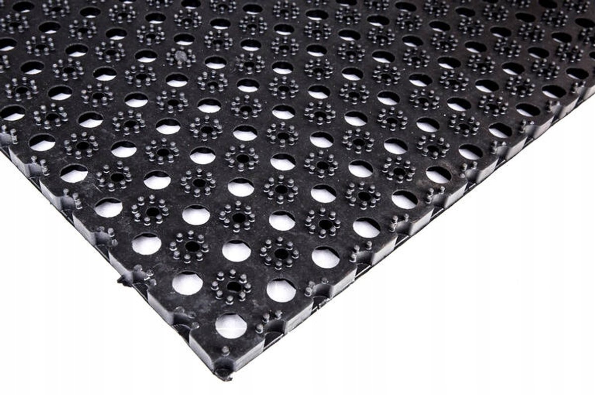 Rubberen kokosmat 75x100 cm - Vuil- en vochtwerend