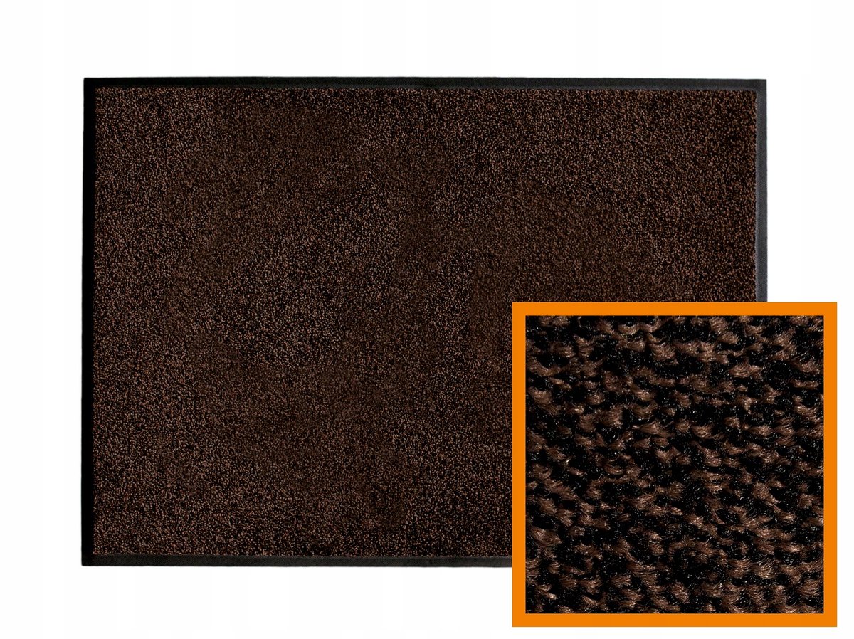 Iron-Horse Instapmat 85x40 cm Black Brown - Duurzaam & Antislip