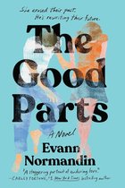 Boek kaft met twee wazige, gekleurde figuren en de tekst 'The Good Parts'.