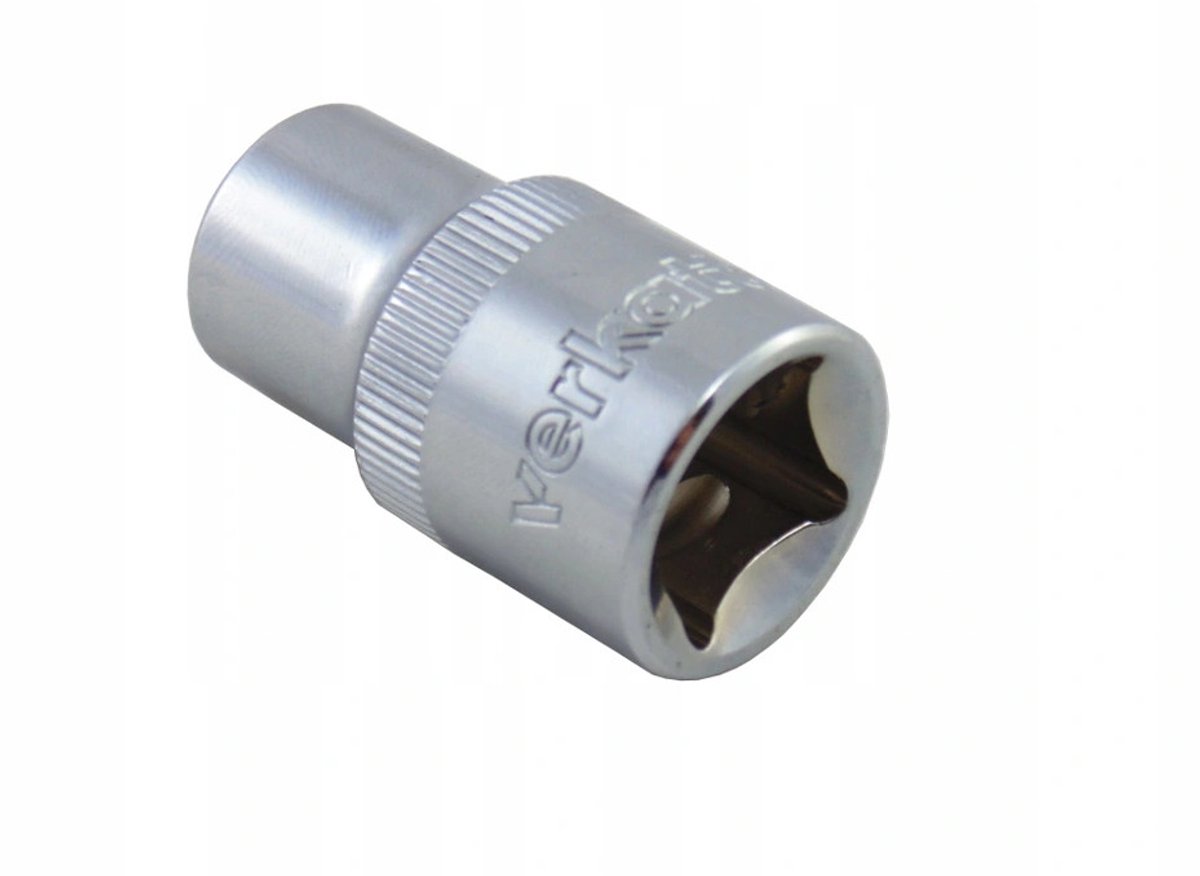 Verkatto dop 36 mm 1/2" zeshoekige dop, chroom-vanadiumstaal