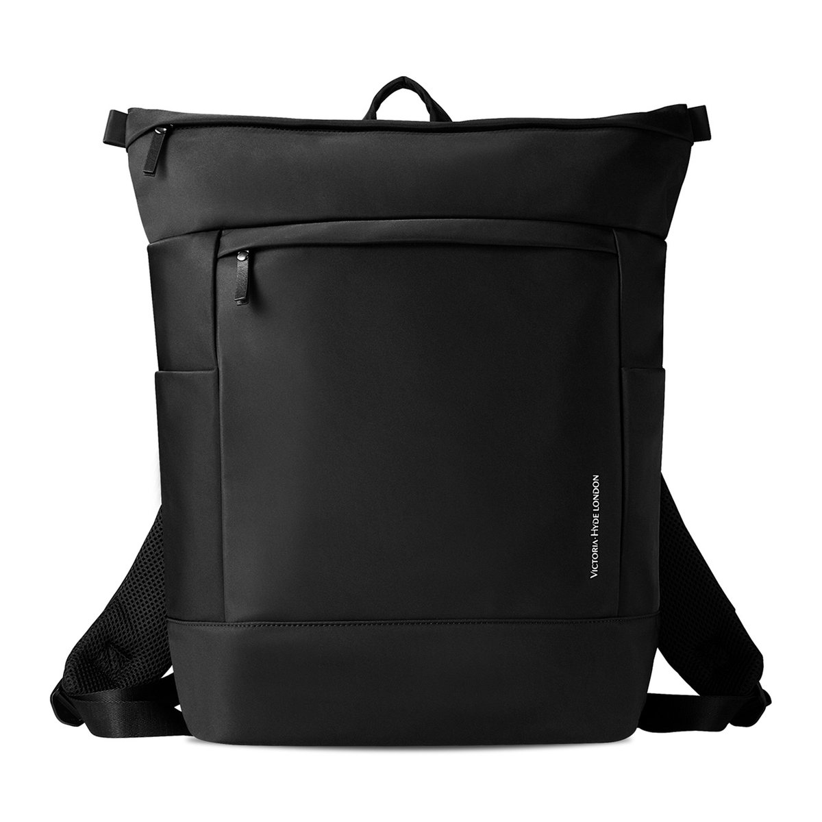 Victoria Hyde “Wendy L” Rugzak Zwart - Waterdichte Laptop Rugzak - 20 L - Laptoptas 15-16 Inch - Schooltas - Rugtas met Laptopvak - Duurzaam materiaal - ideaal voor werk & school - Dames & Heren