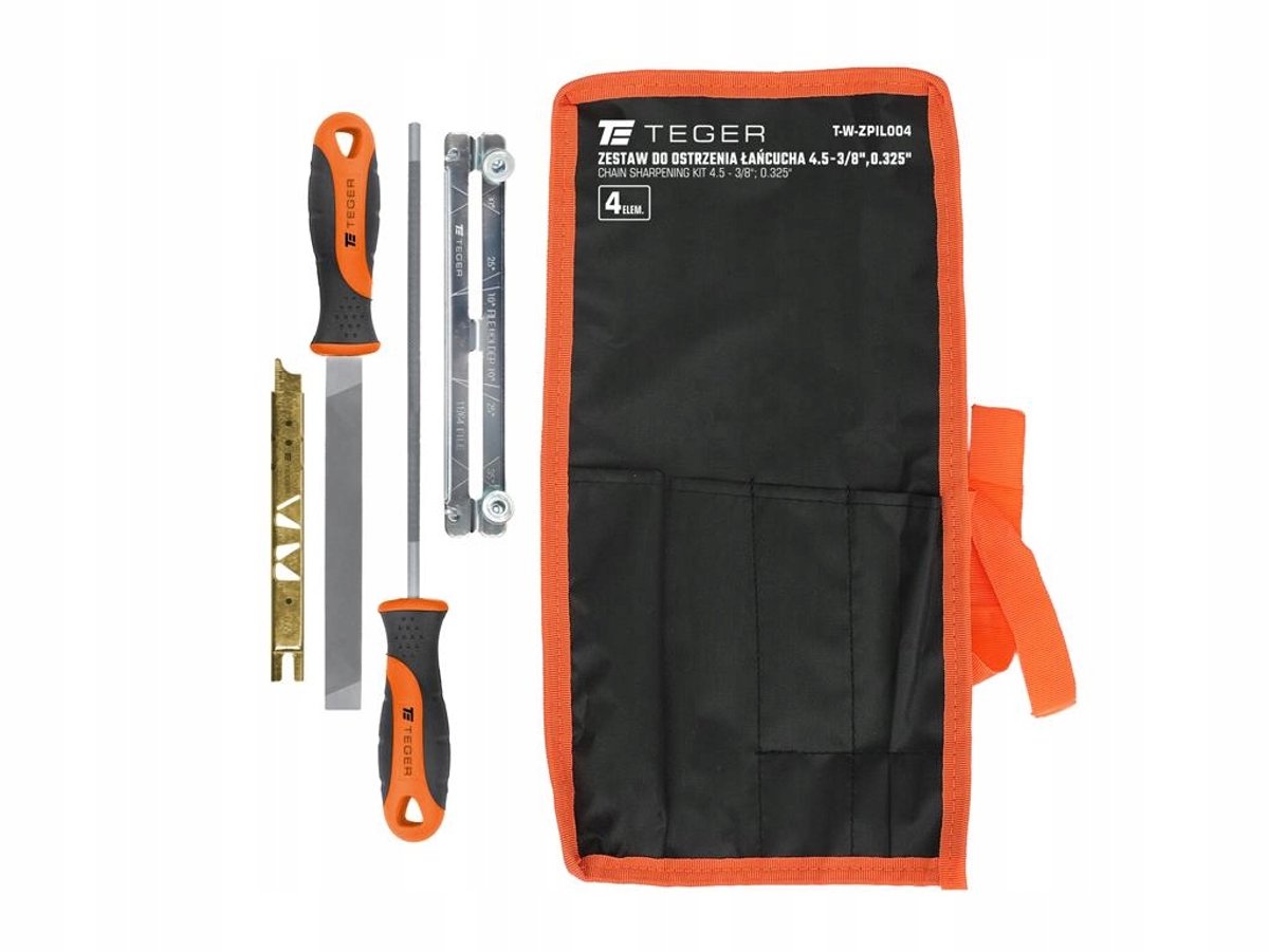 Teger Kettingslijper 4,5/200mm - 3/8"; 0,325" (4-delig)