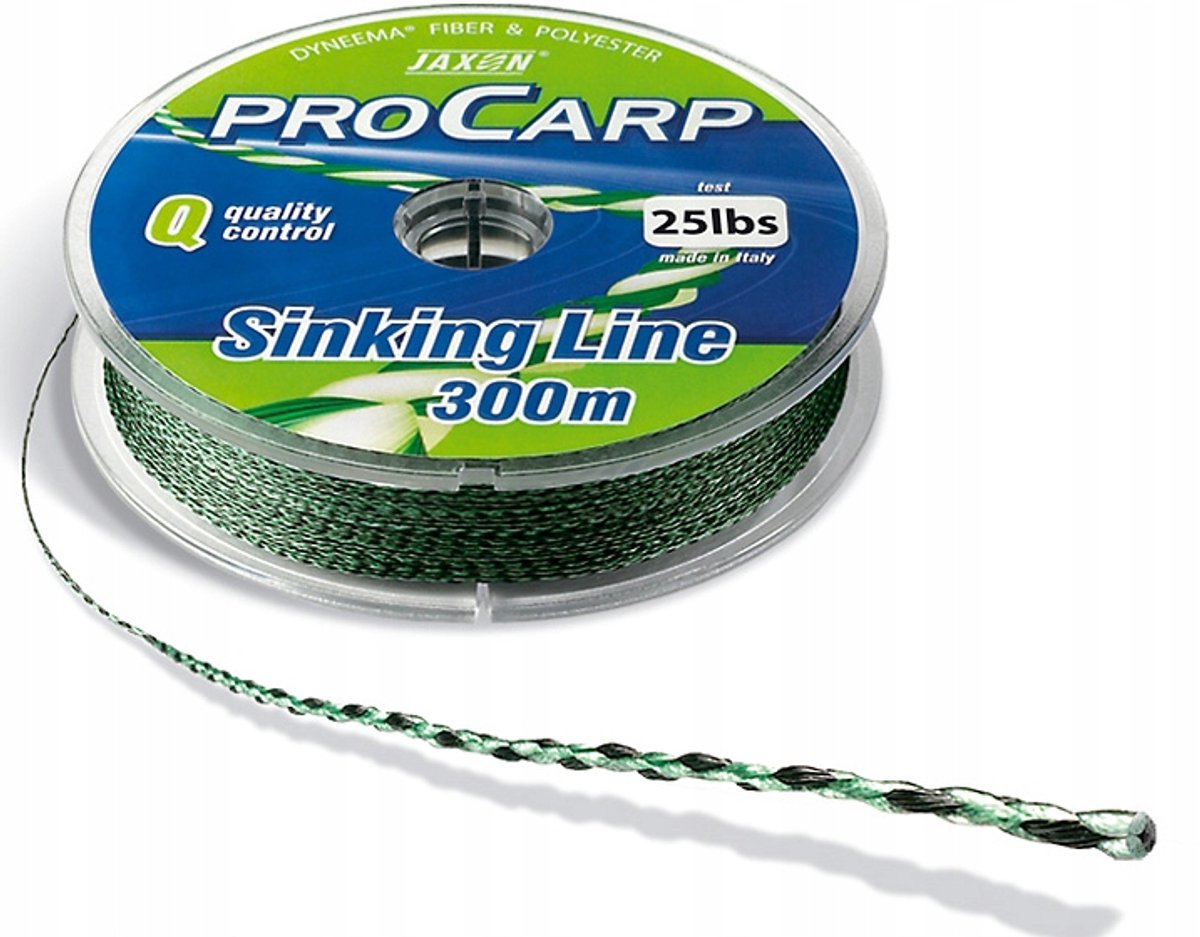 Jaxon ProCarp Sink Visdraad 25lbs 10m Groen/Zwart