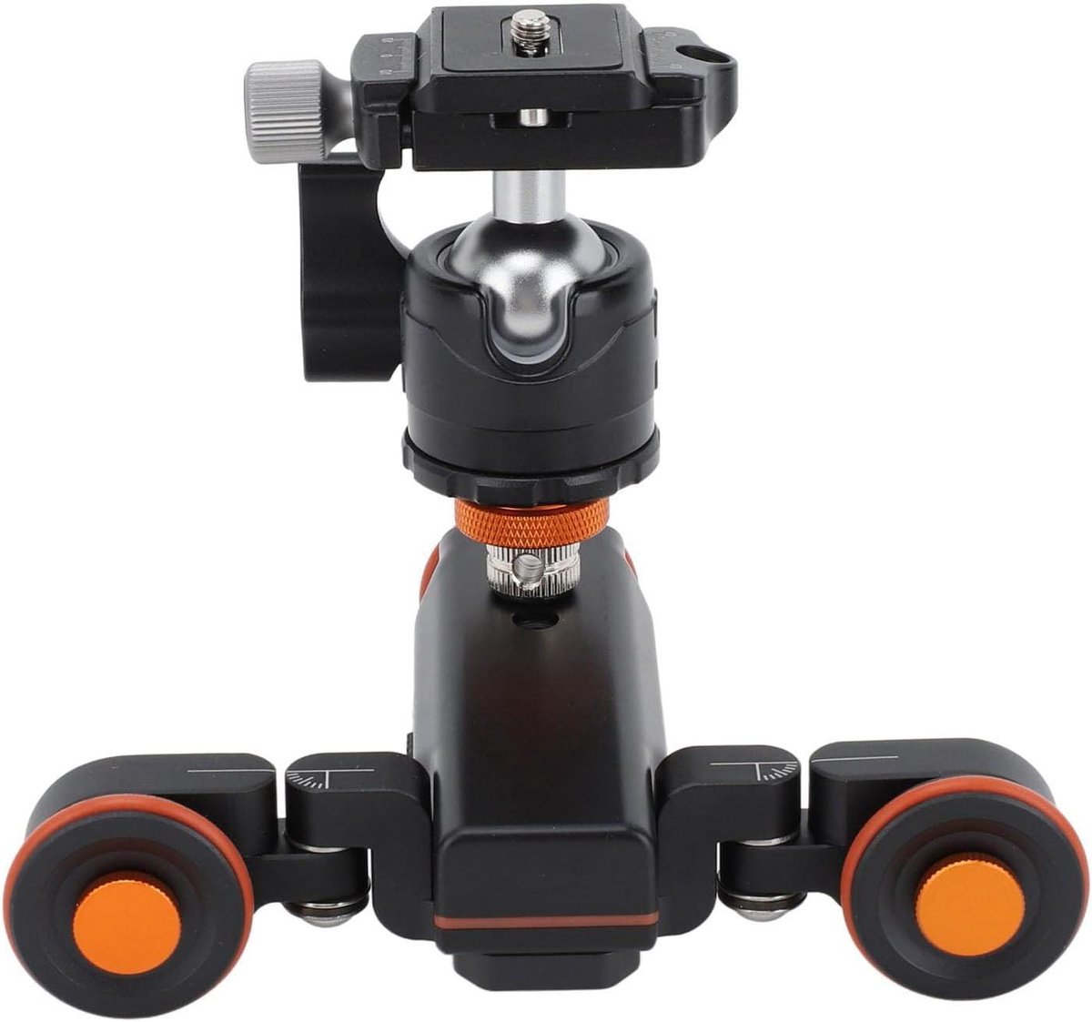 Elektrische Camera Dolly - Motorized Slider - Vloeiende Opnames Maken - 360 Graden Rotatie - 3 Snelheden - Zwart