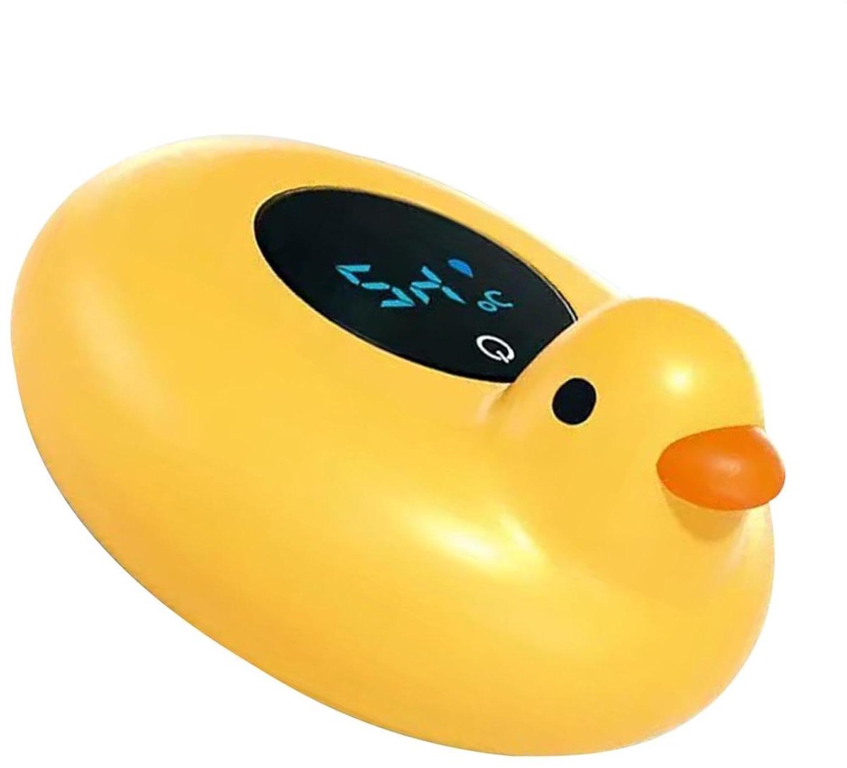 Badthermometer Kinderen - Drijvend Speelgoed - Veilig Baden - Knipperend Alarm - 10.9 cm - Eendengeel