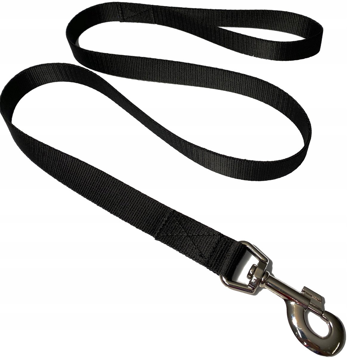 Zwarte Hondenriem 140 cm / 25 mm - Sterk & Duurzaam