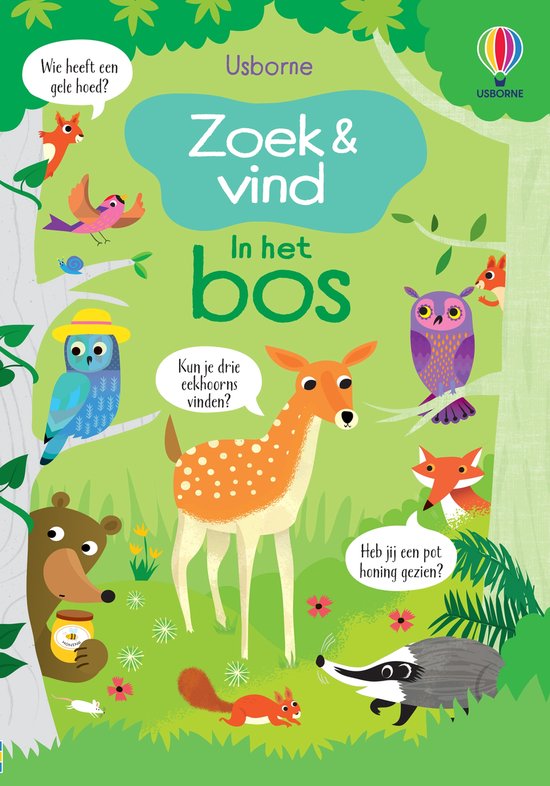 Zoek en vind! 1 - In het bos - cover