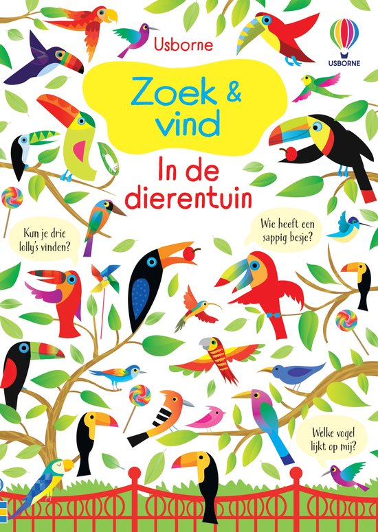 Zoek en vind! 1 - In de dierentuin - cover
