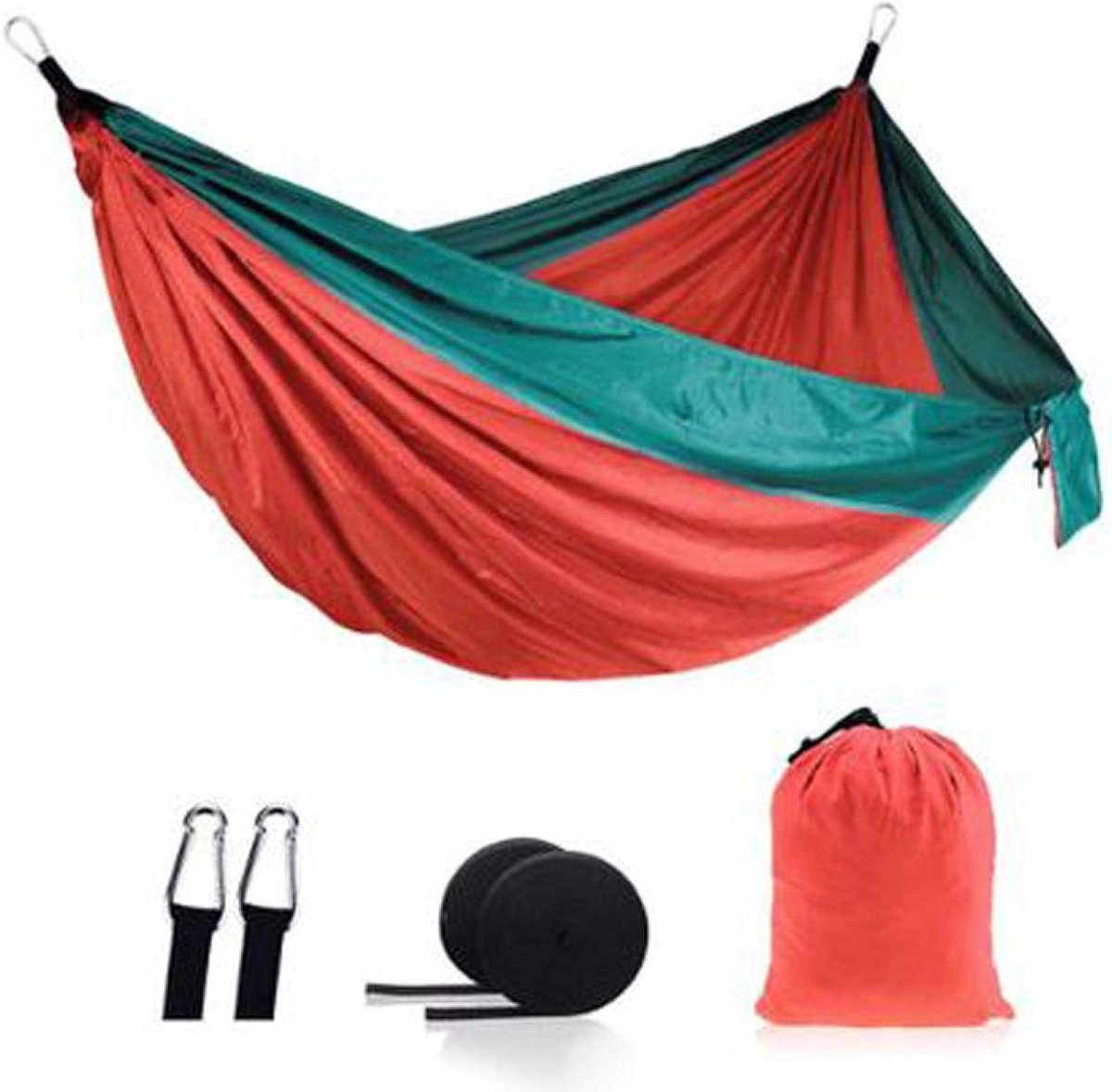 Nylon Hangmat - Dubbele Hangmat - Outdoor Ontspanning - Ultralicht & Draagbaar - 270x140 cm - Kleur 20
