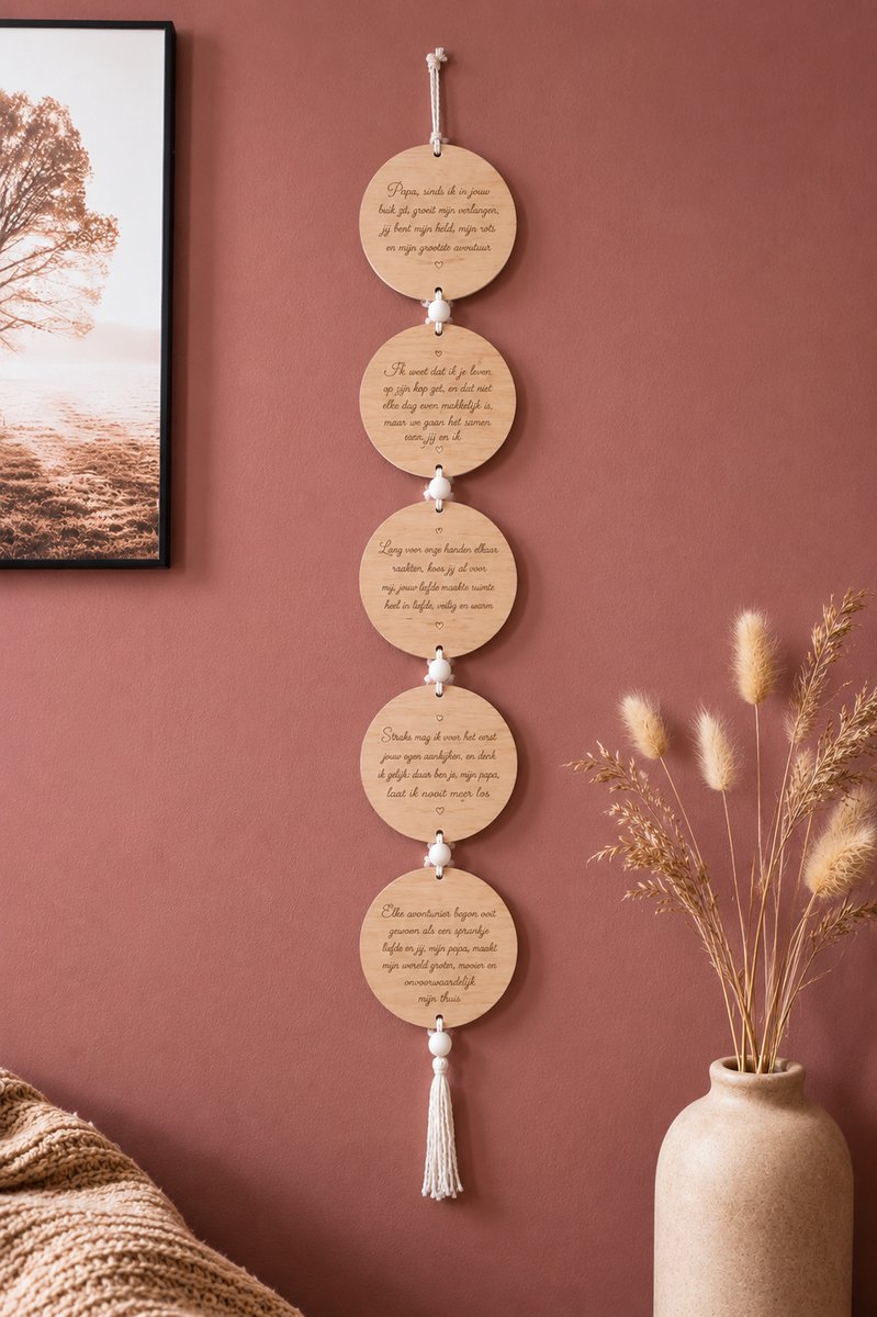 Ik ga slapen ik ben moe - Muurketting rond - decoratie voor kinderkamer