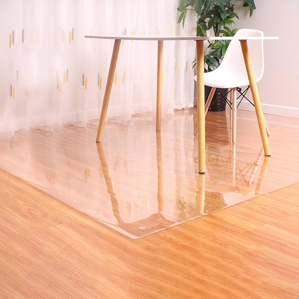 Tafelkleed Beschermer - Transparante Cover - Tafel Beschermen - Waterdicht en Krasbestendig - 100 x 200 cm - Transparant