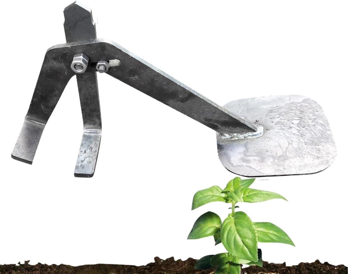 Worteltrekker - Onkruidsteker - Tuinonderhoud - Verstelbare grijper - 40 cm - Grijs