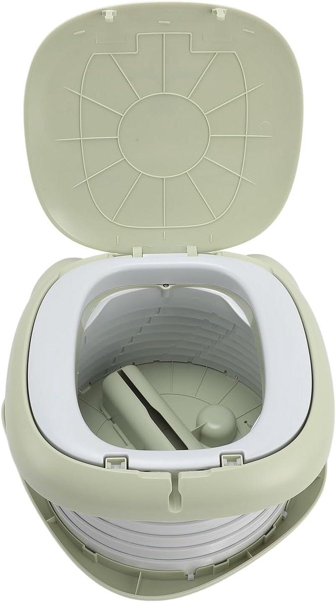 Reispotje voor Peuters - Draagbaar Toilet - Onderweg Zindelijk - Opvouwbaar en Lekvrij - 26 x 26 x 7 cm