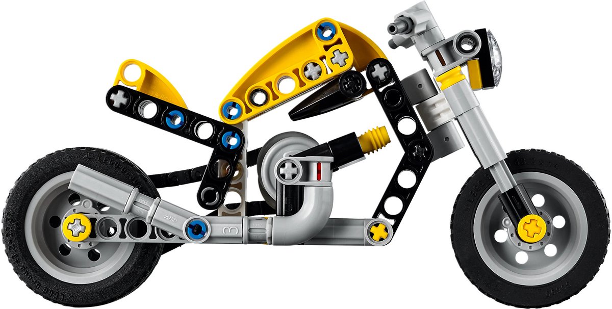 LEGO Technic - Gele Motor Speelgoed voor Kinderen vanaf 7 Jaar - 42225 — afbeelding 9