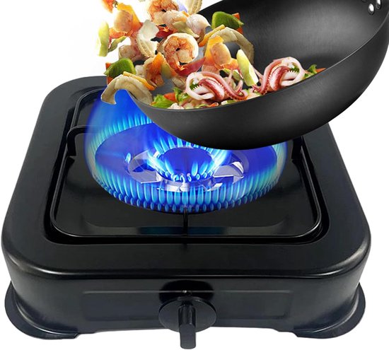 Camping Kooktoestel - Outdoor Brander - Buiten Koken - Compact Ontwerp - 33 cm - Zwart van Camping — afbeelding 3