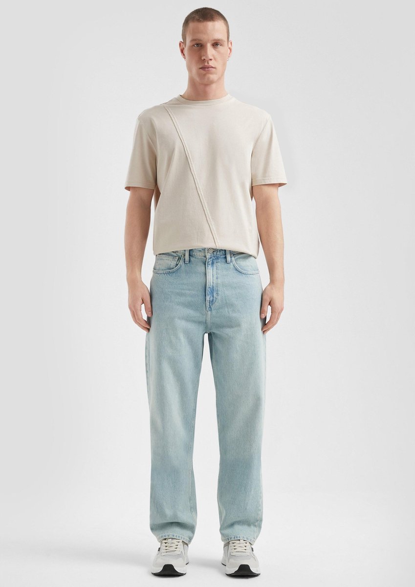 Jeans / Los model / Halfhoog / Rechte pijp