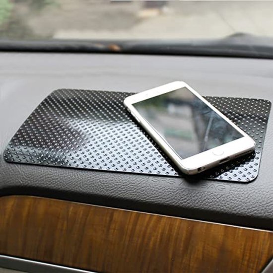 Antislipmat, autodashboard, kleefmat, pvc, mobiele telefoon, antislip, dashboardmat voor mobiele telefoon, zonnebril, sleutels, etc (stippen)