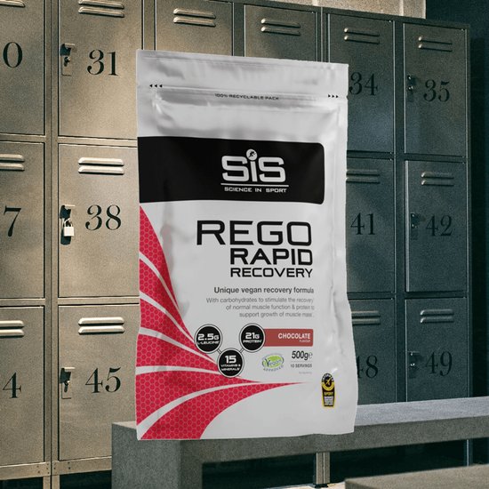 SIS - REGO Rapid Recovery Drink poeder, Post Workout proteine poeder - 20g proteine per serving - Chocolade smaak - 500 gram van SiS — afbeelding 4