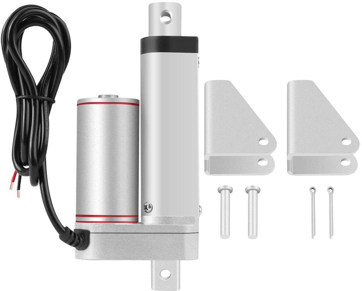 Jhubersproducts - Lineaire Actuator - 24V - Waterdicht - 50mm Stroke - Robotarmen - Liftsystemen - 750N - Geschikt voor diverse toepassingen - Compact