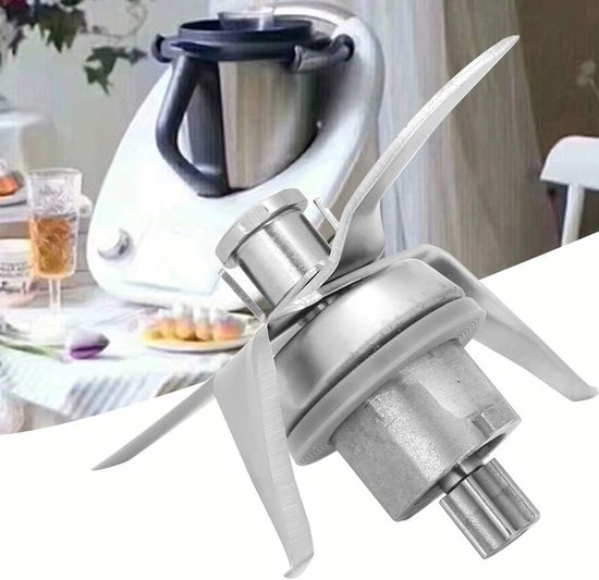 Dailygoods - Blenderblad Aluminium TM21 EM - Vervangmes - Duurzaam en Milieuvriendelijk - Geschikt voor TM21 - Hoge Efficiëntie - Kwaliteitsmateriaal van Dailygoods — afbeelding 4