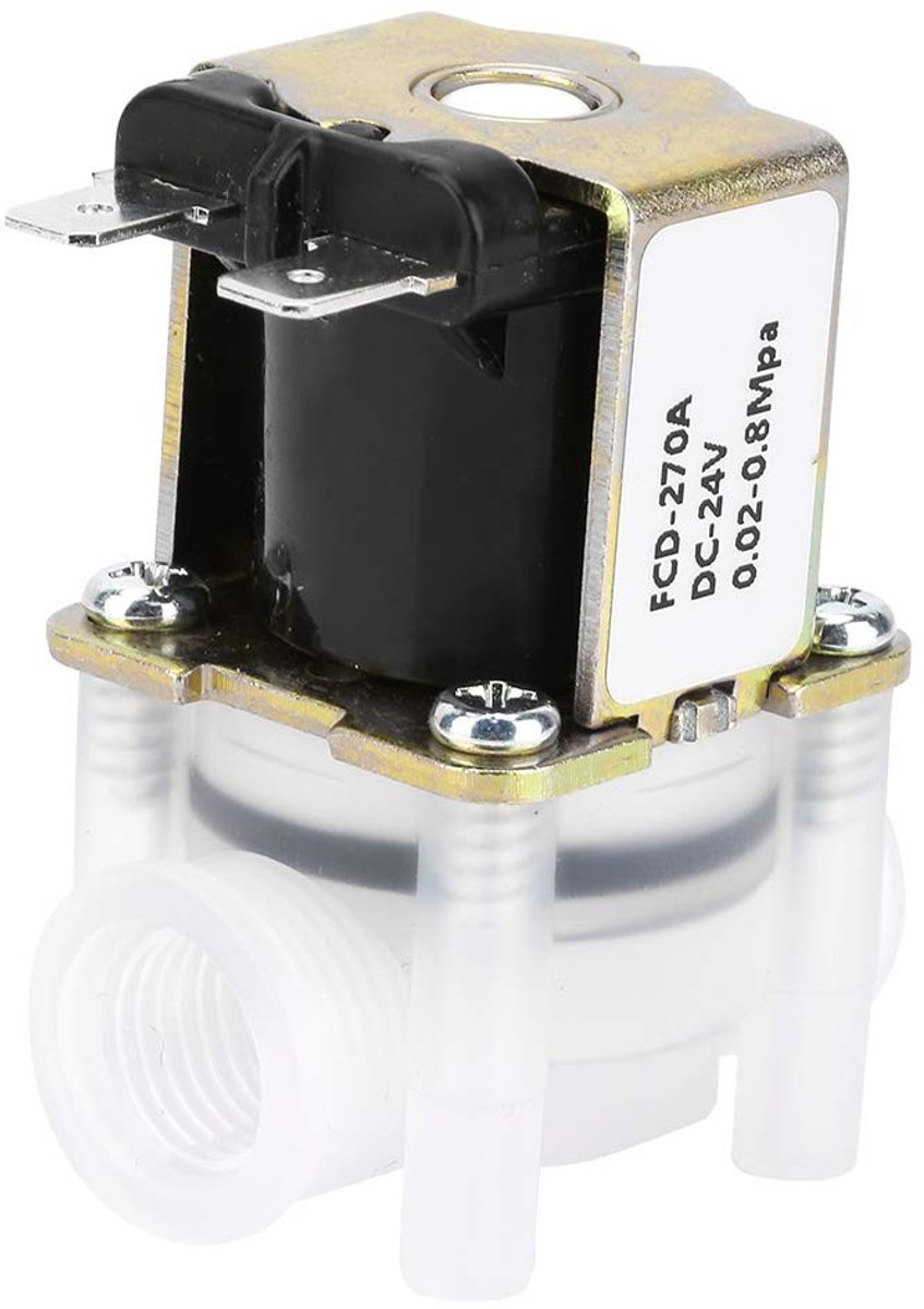 1/4 Inch Normaal Gesloten Solenoidklep - 24V DC voor Waterbeheersing