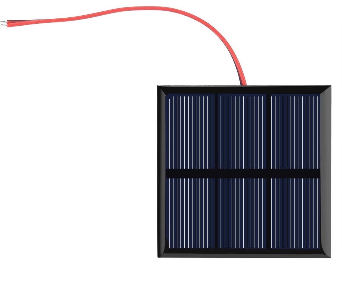 Jhubersproducts - Mini Zonnepaneel - Draagbare Oplader - 0.7W Vermogen - 1.5V - Ideaal voor 1.2V Accu - Geschikt voor buitengebruik - Compact en effic